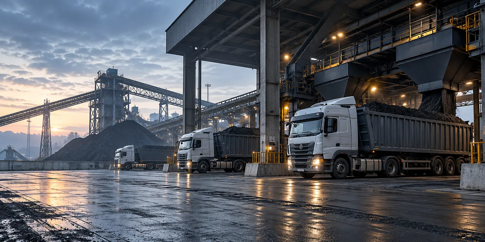Representative generic industrial bulk-material logistics operation